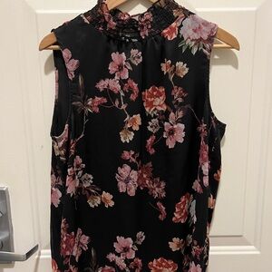 Floral Sleeveless Blouse
